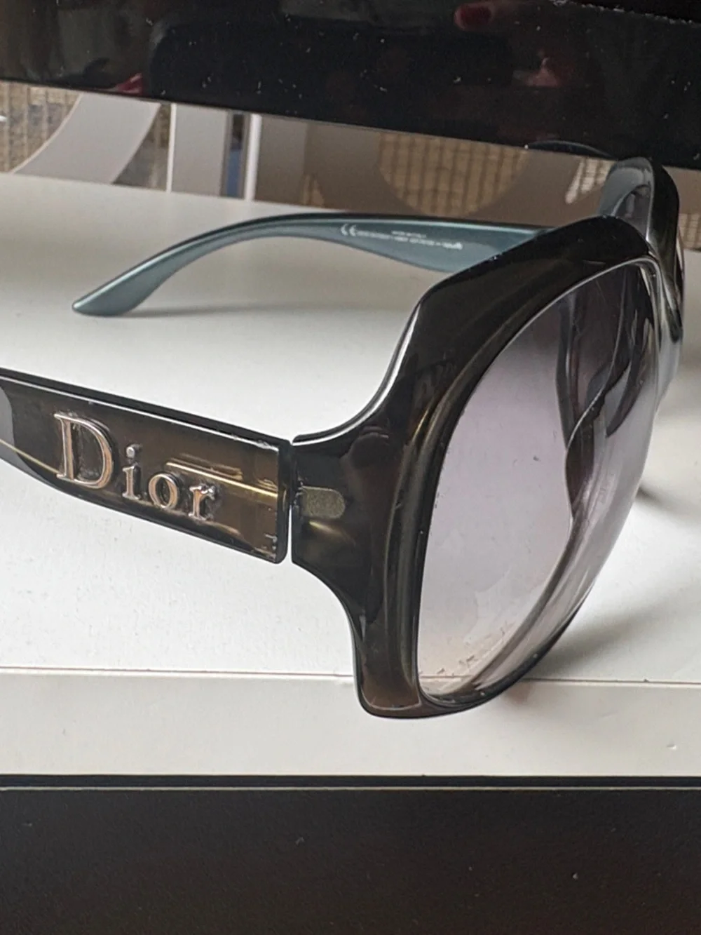 Dior Black Oversized Women's Sunglasses